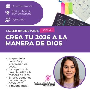 Taller Online "Crea tu 2026 a la manera de Dios"