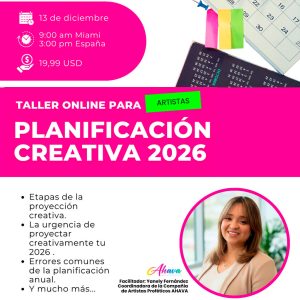 Taller Online "Planificación Creativa 2026"